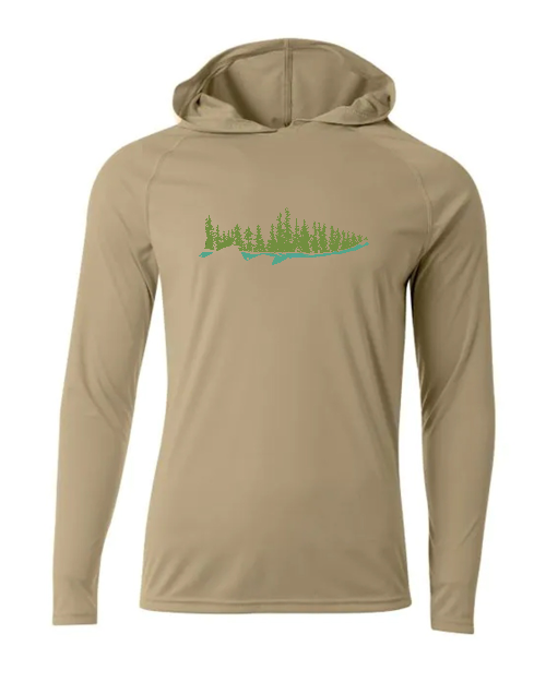 Gold Metal Waters Performance Cooling Hoodie (GCPS logo on sleeve)
