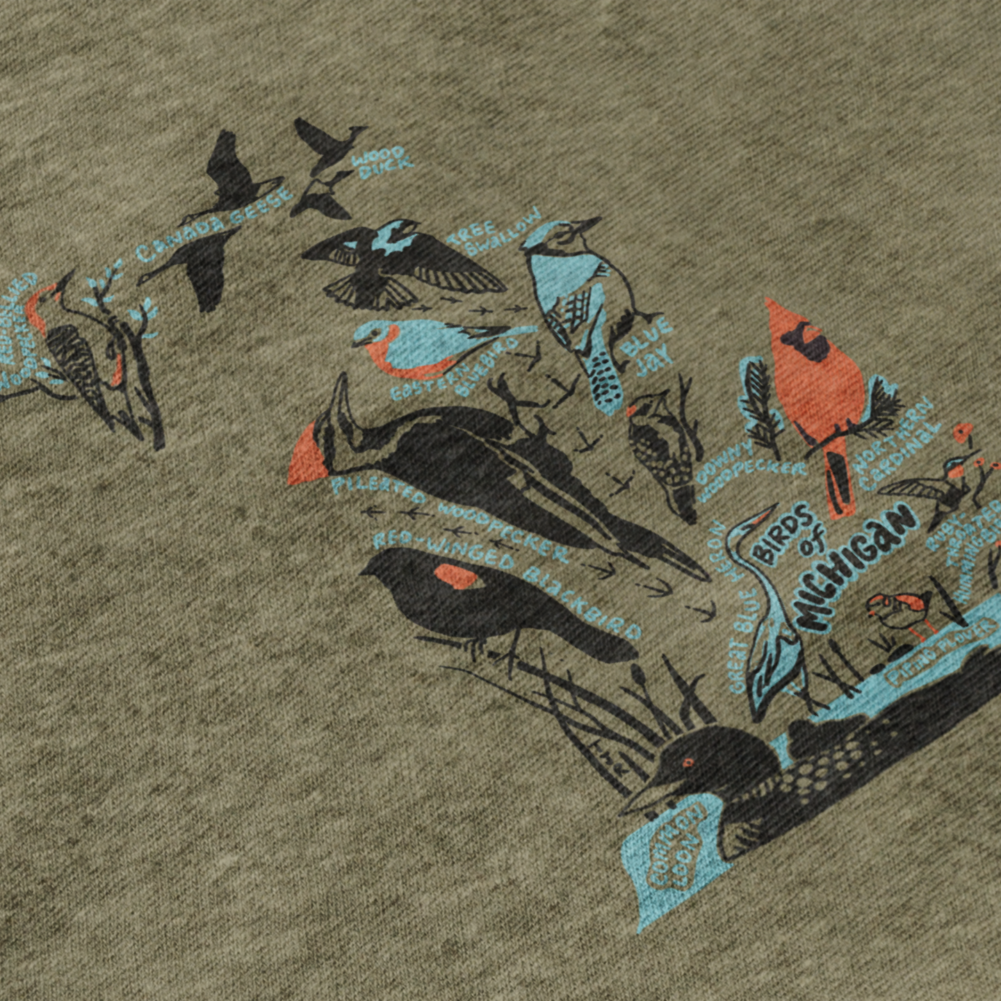 Birds of Michigan Unisex Tee