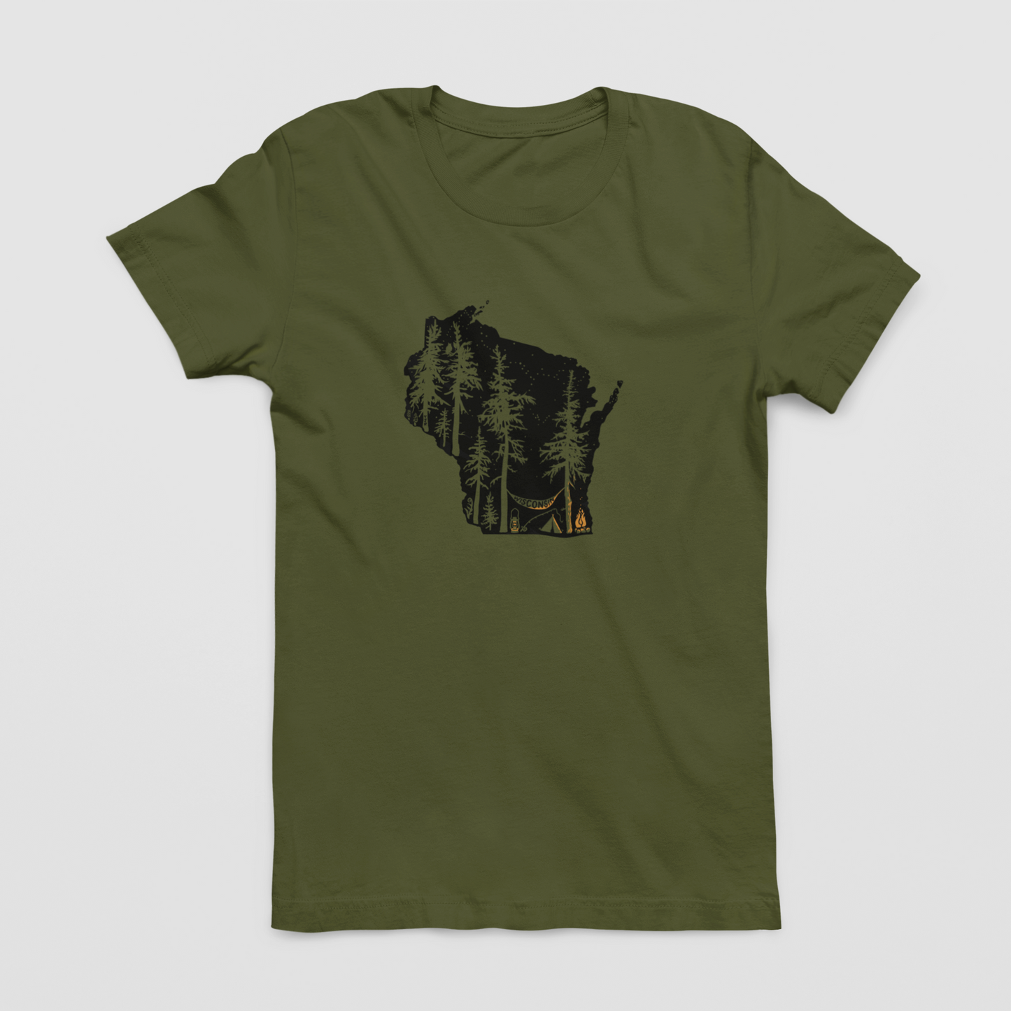 Wisconsin Camping Unisex Tee