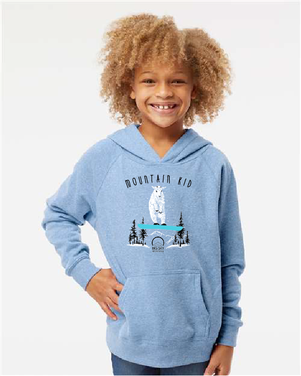 Big Sky Mountain Kid Youth Hoodie