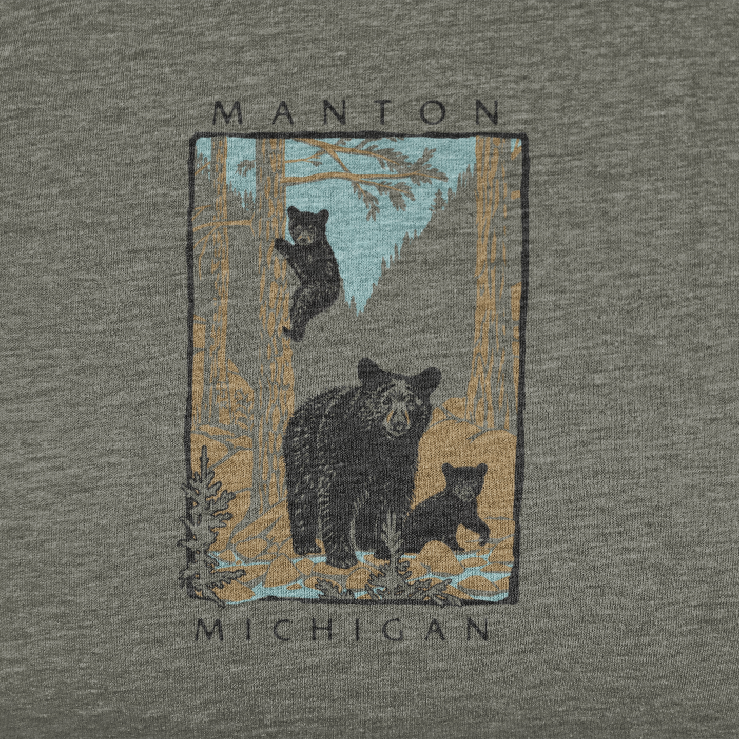 Bear Creek: Manton Michigan Unisex Tee