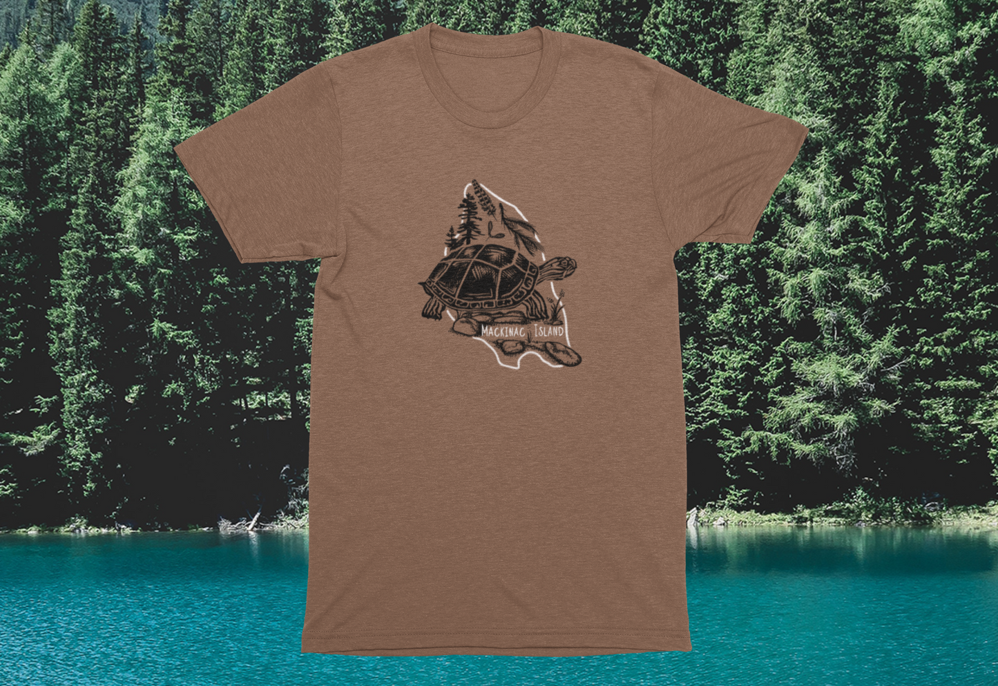 Mackinac Island Vintage Turtle Unisex Tee
