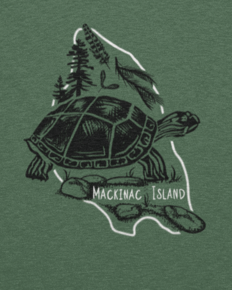 Mackinac Island Vintage Turtle Youth Hoodie