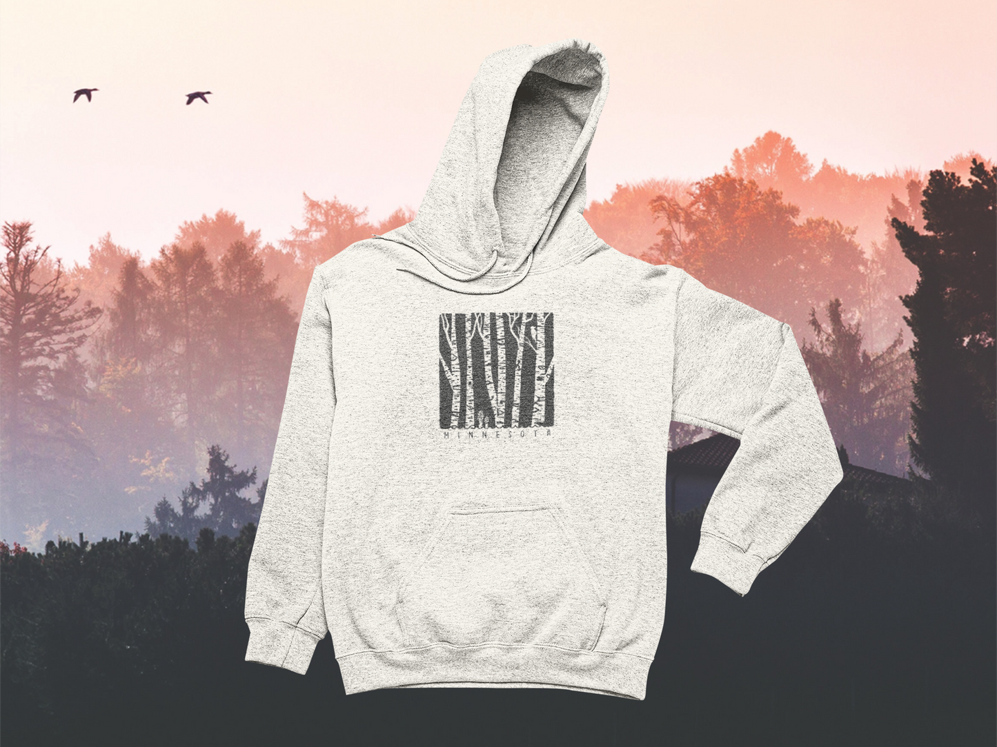 Birch Forest: Michigan Midweight Hoodie