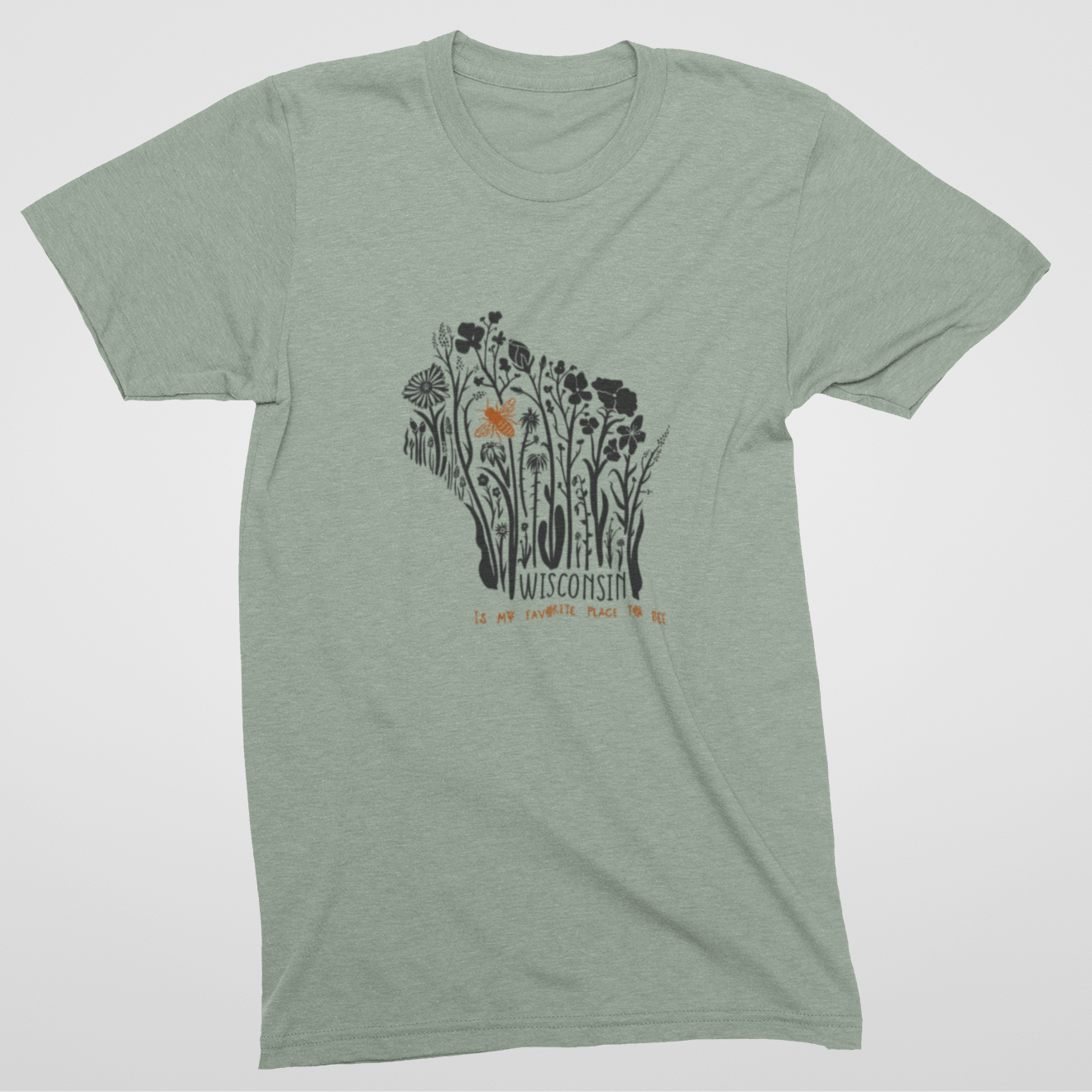 Wisconsin is My Favorite Place to Bee Unisex Tee