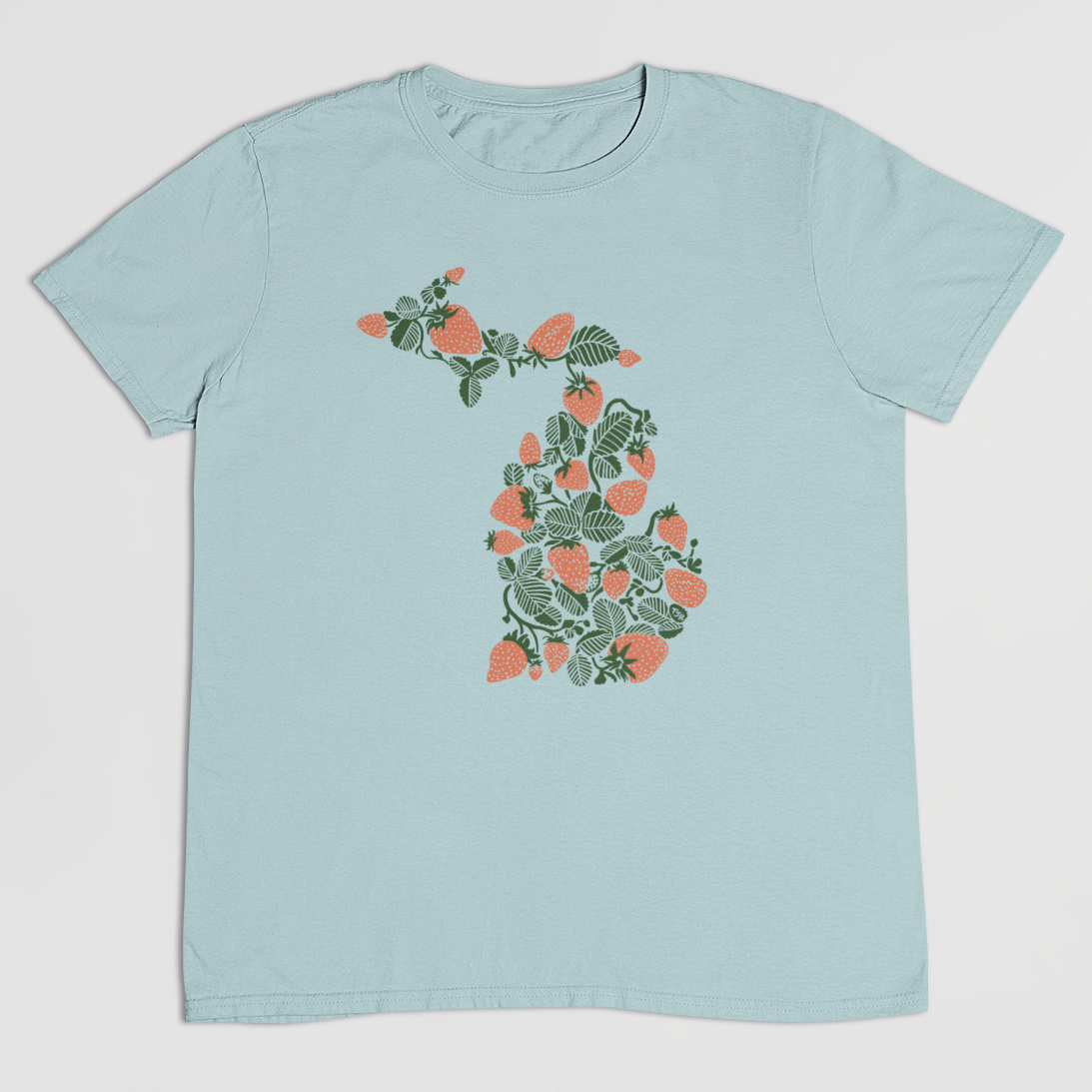 Michigan Strawberry Patches Youth Tee