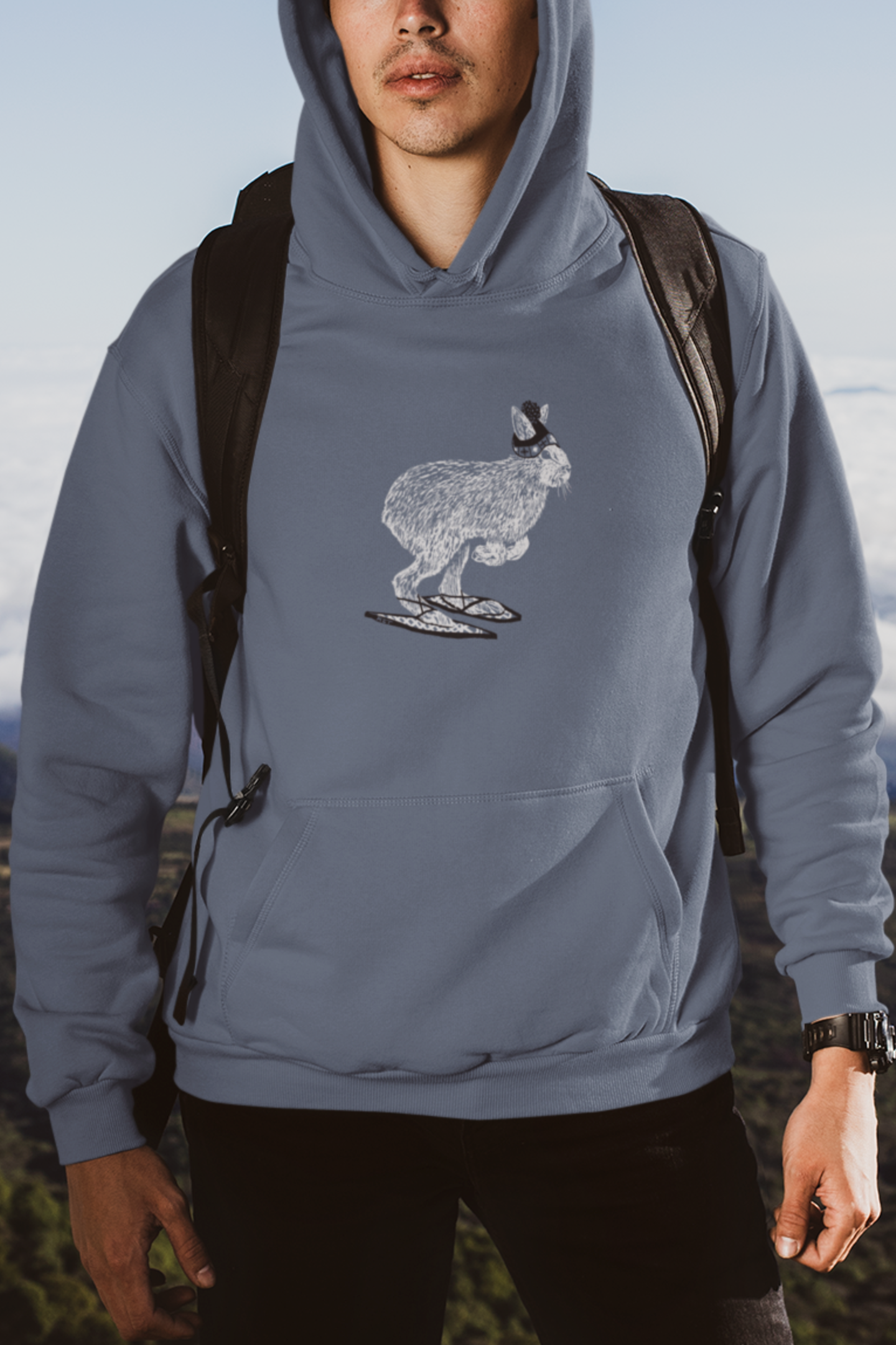 Snowshoe Hare Midweight Hoodie