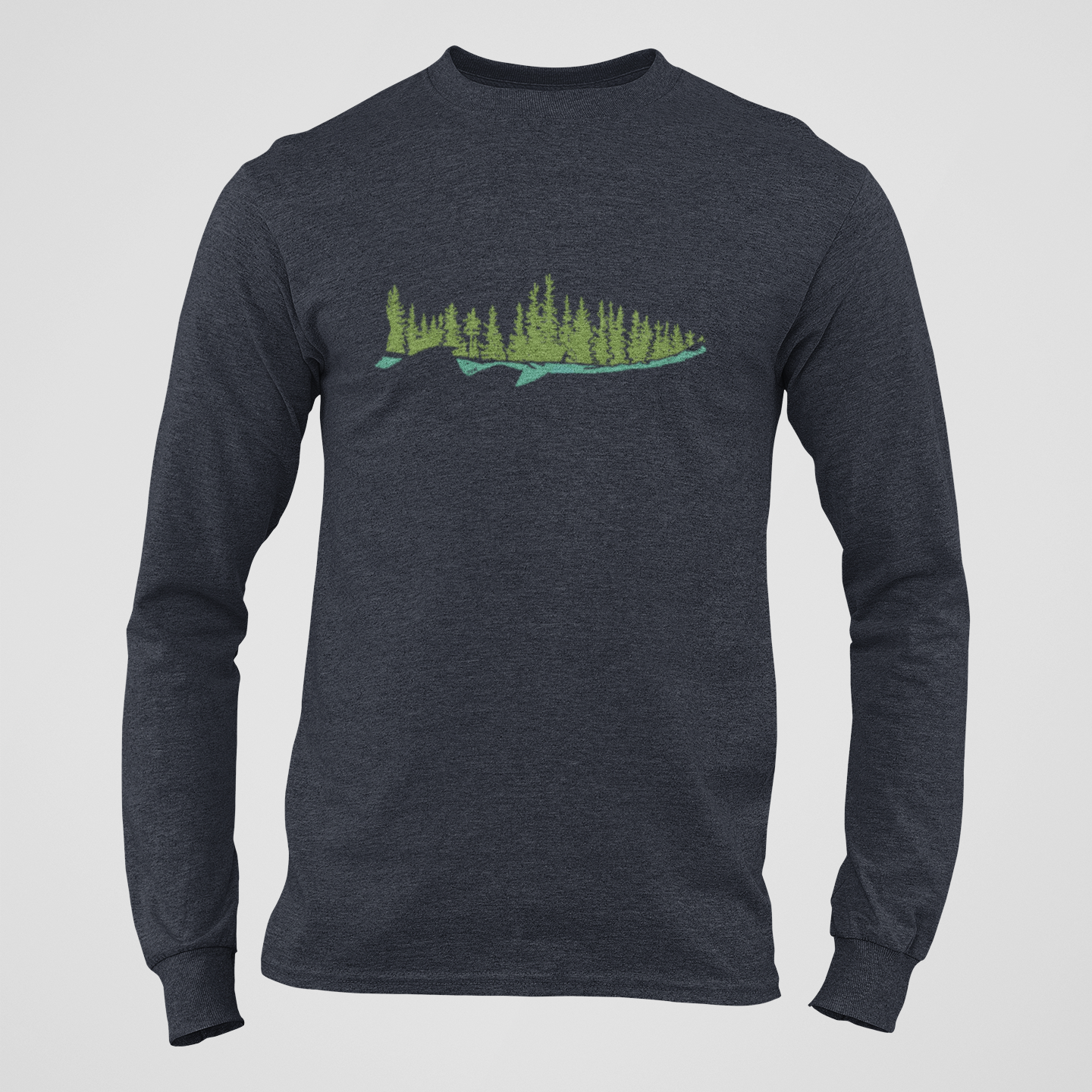 Gold Metal Water Unisex Long sleeve