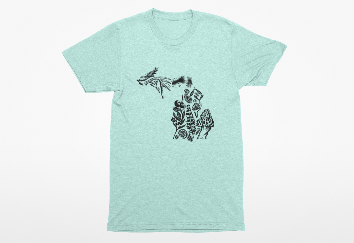 Naturally Michigan Unisex Tee: Interlochen