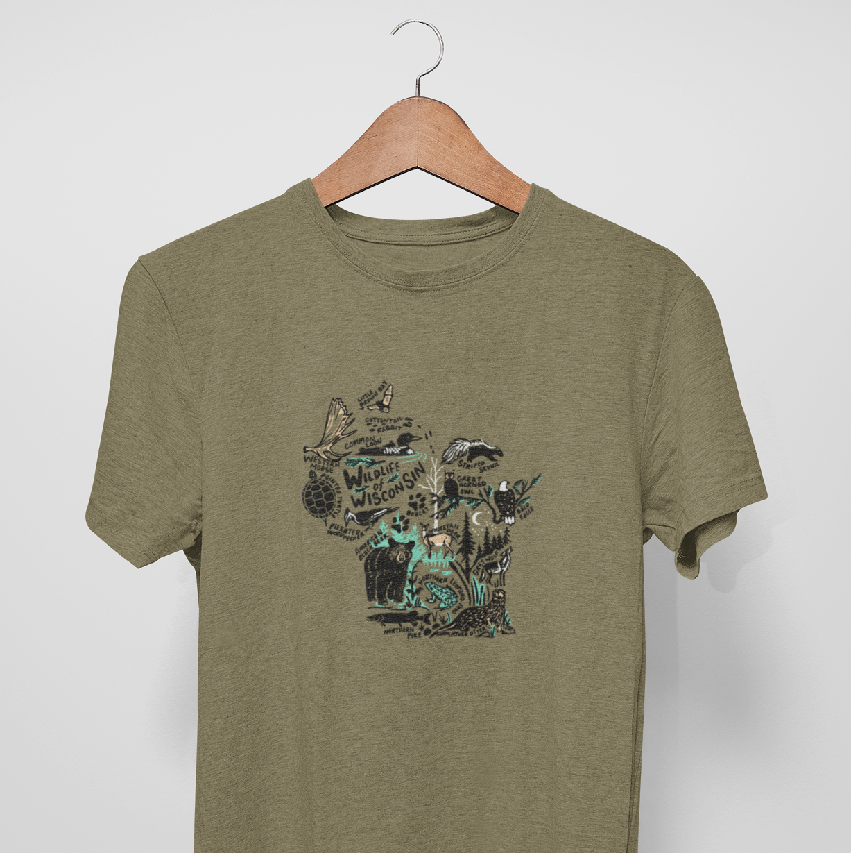 Wildlife of Wisconsin Unisex Tee