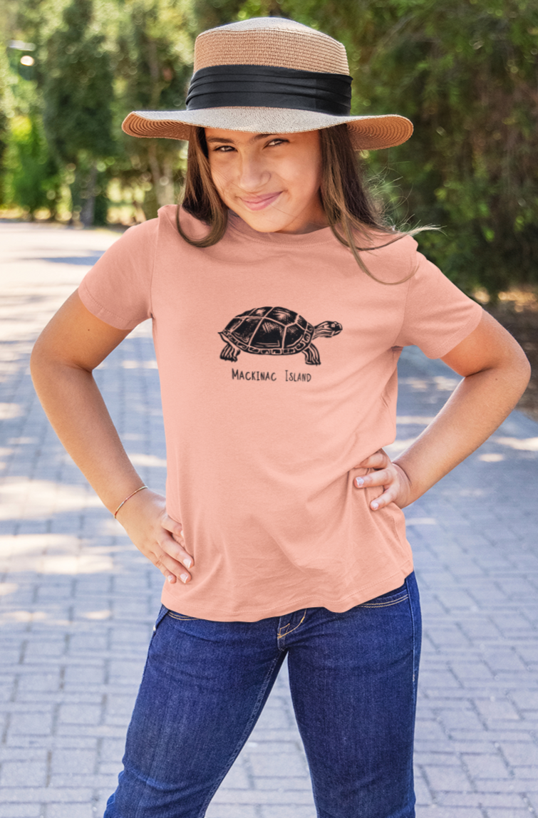 Mackinac Island Vintage Turtle Youth Tee