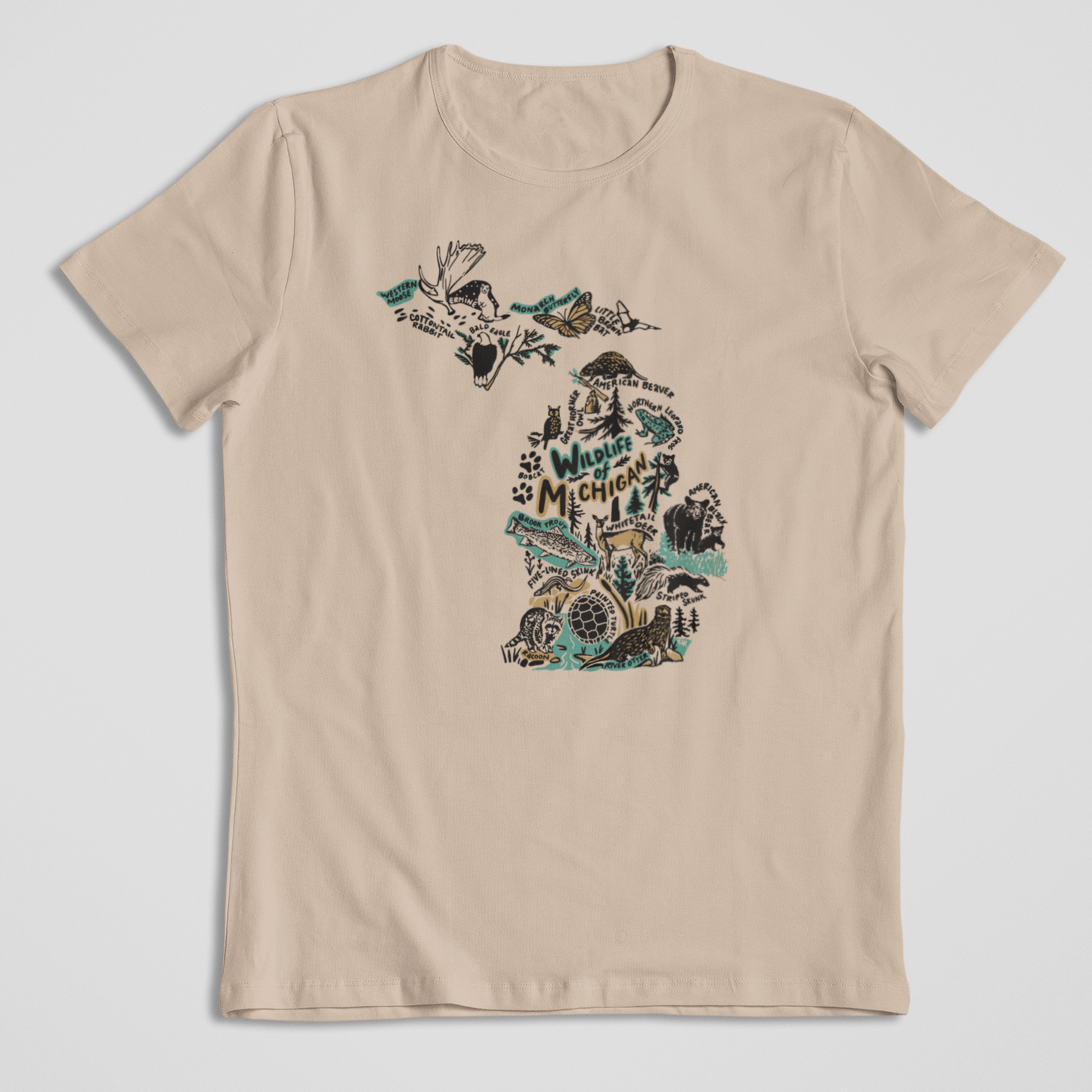 Wildlife of Michigan Unisex Tee