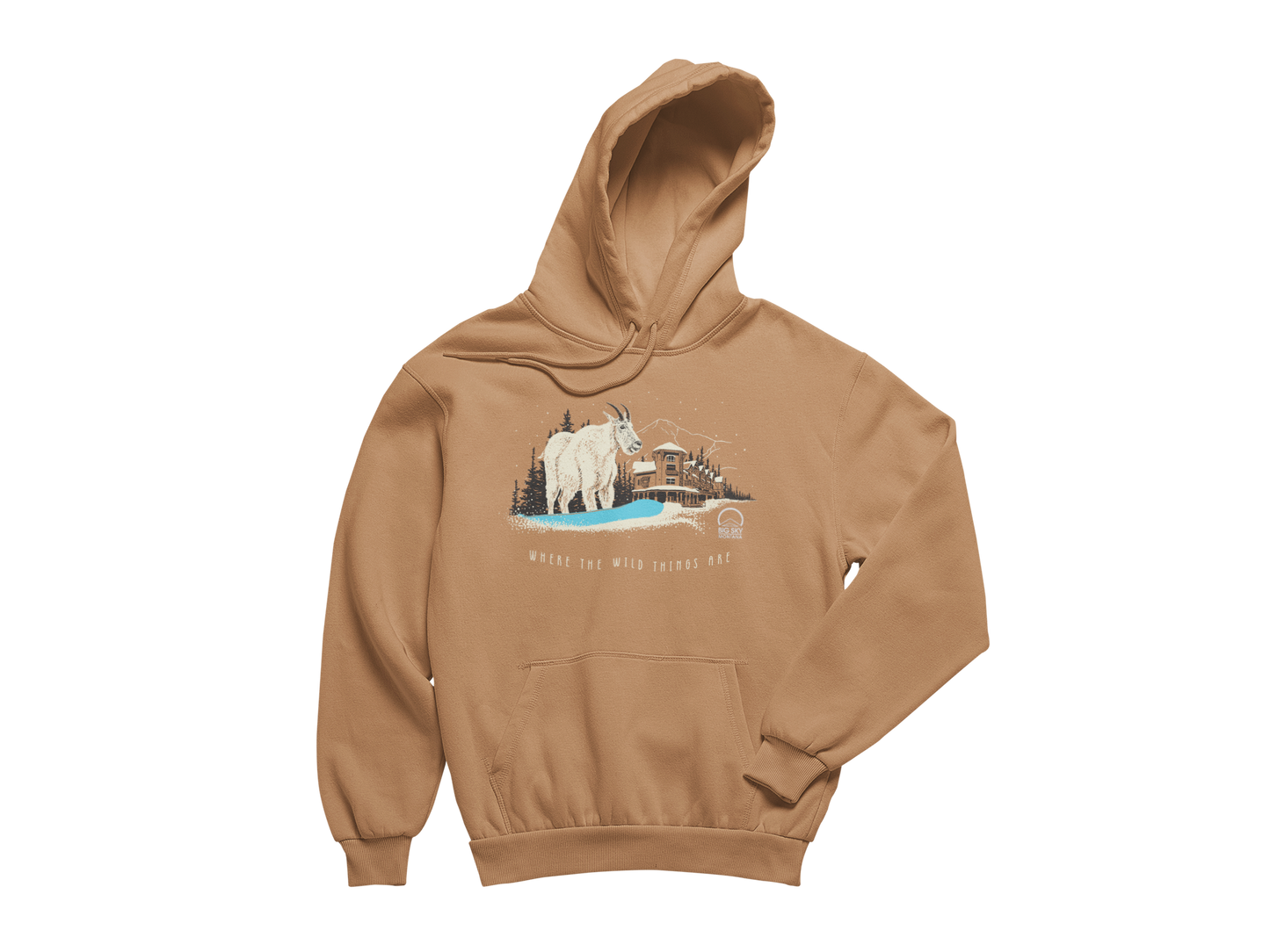 Big Sky Mountain Village Goat Unisex Hoodie