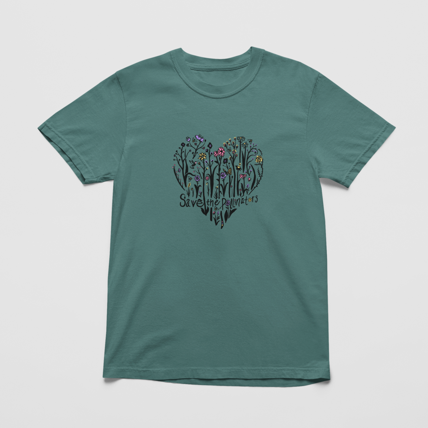 Save the Pollinators Heavyweight Unisex Tee
