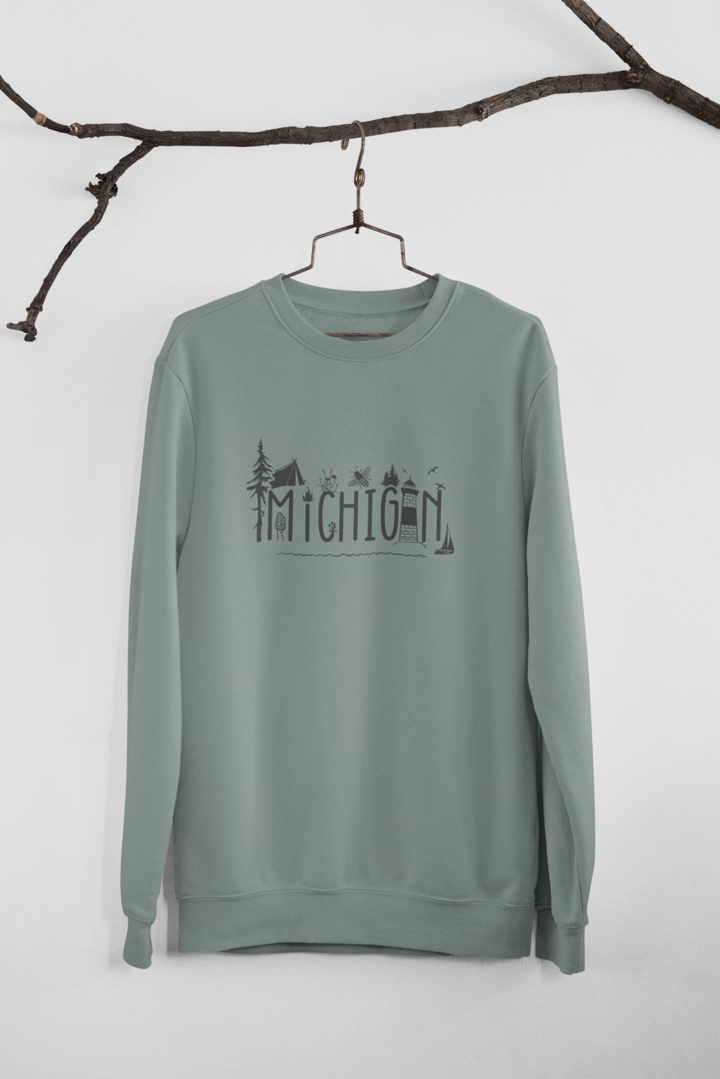 Michigan Woods + Water Unisex Crew