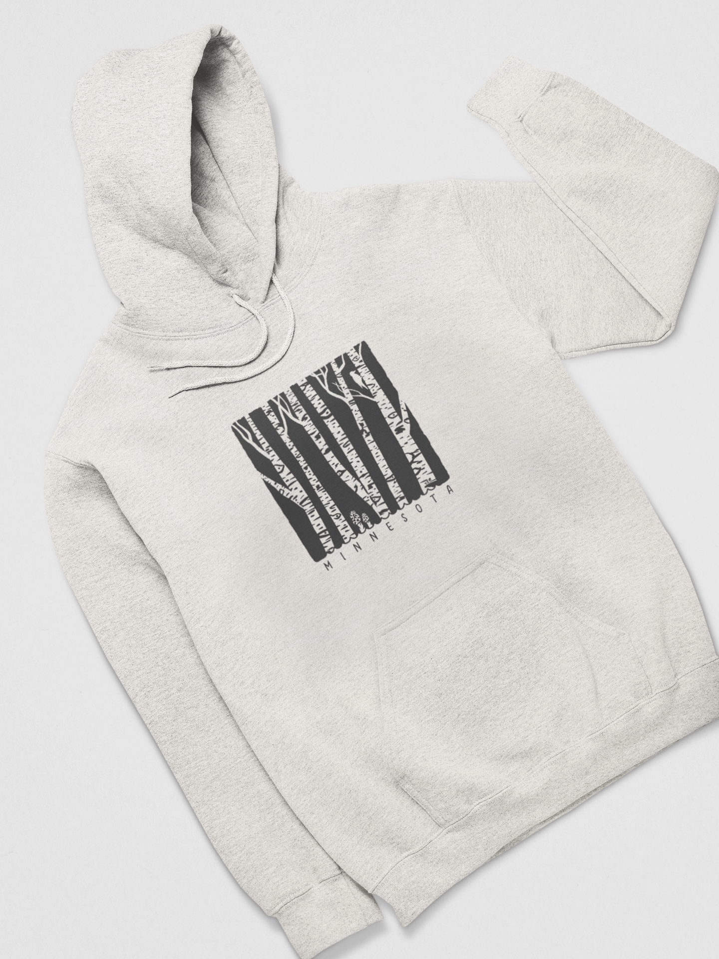 Birch Forest Unisex Hoodie: Minnesota