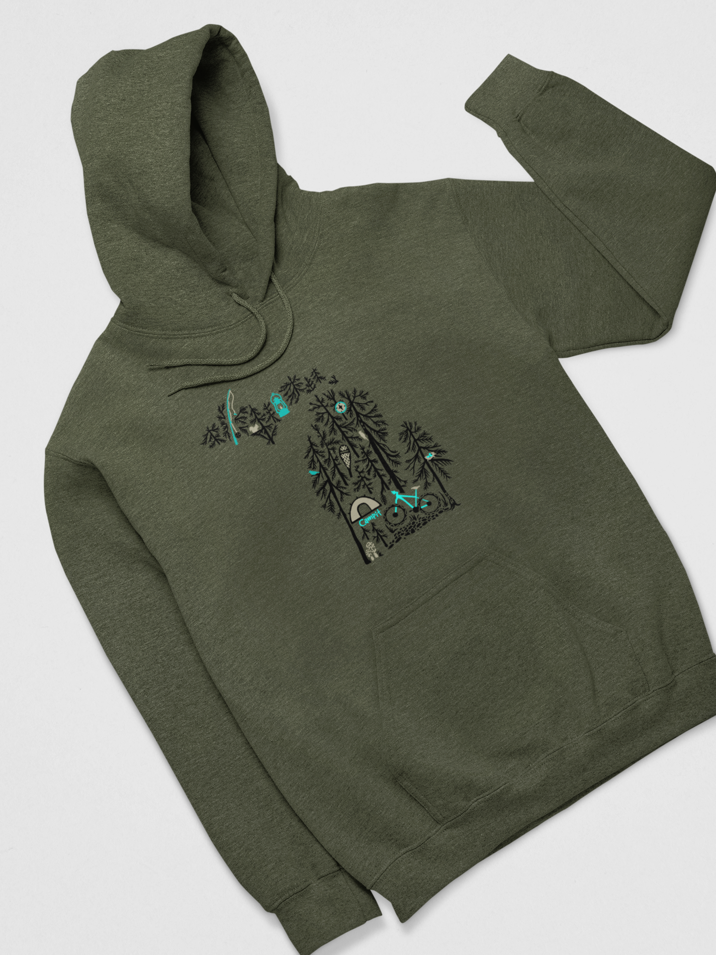 One with Nature: Campit Unisex Hoodie