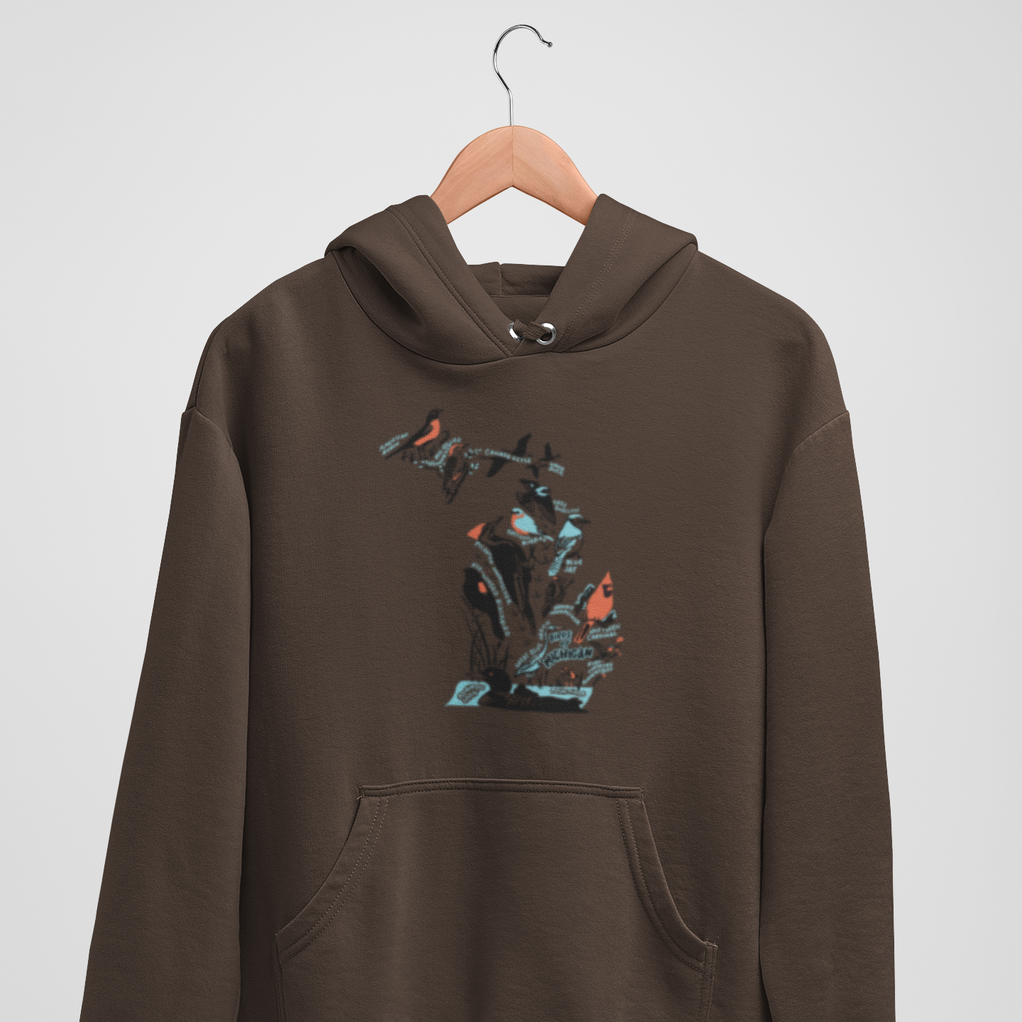Birds of Michigan Midweight Hoodie