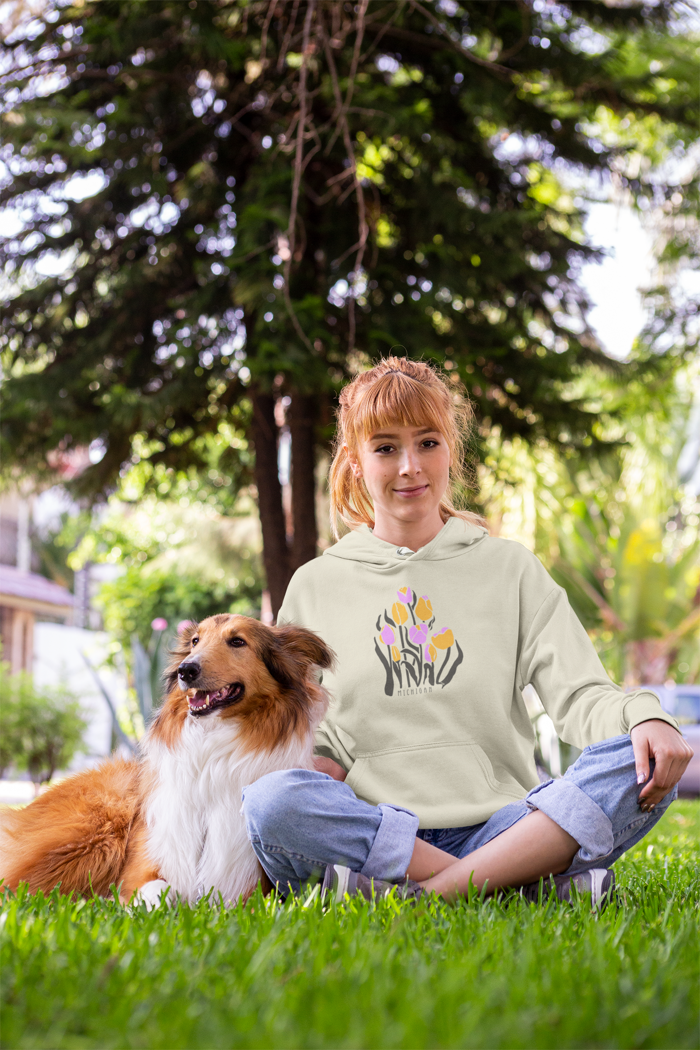 Michigan Tulips Unisex Hoodie