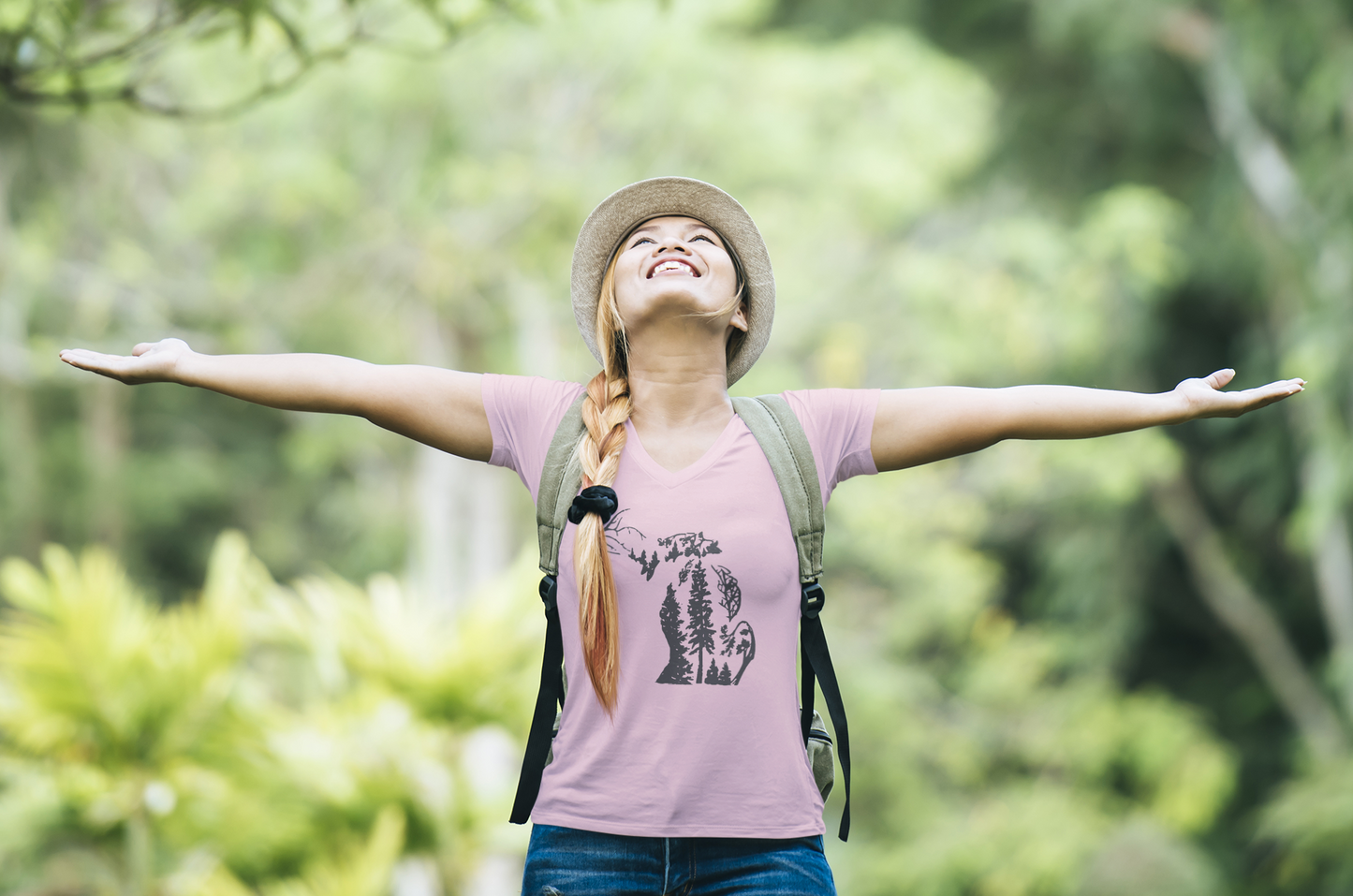 Michigan Pines Ladies V-Neck