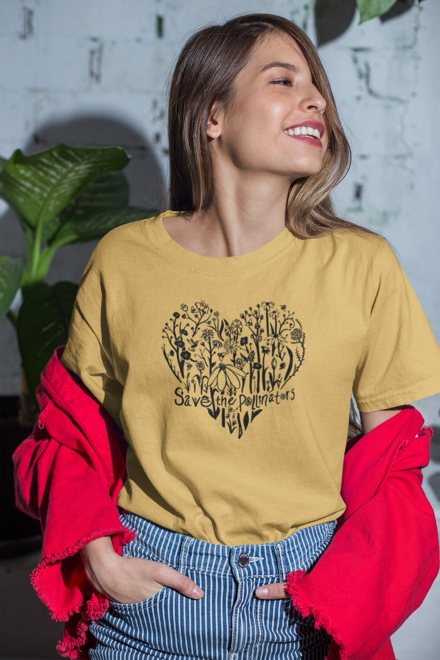 Save the Pollinators Heavyweight Unisex Tee