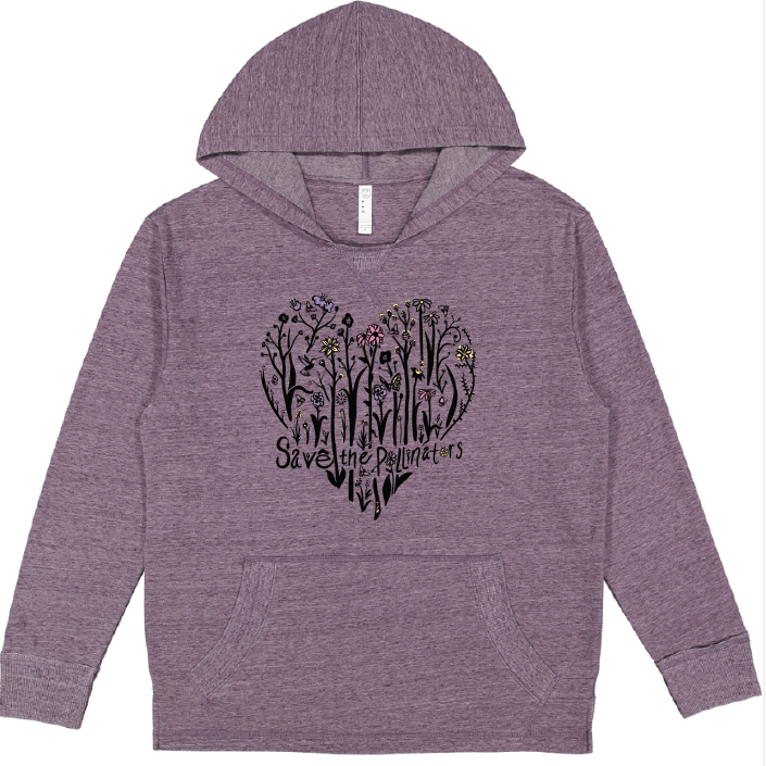 Save the Pollinators Vintage Wash Hoodie