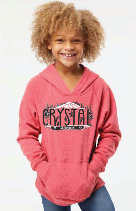 Essence of Crystal Mountain: Winter Youth Hoodie