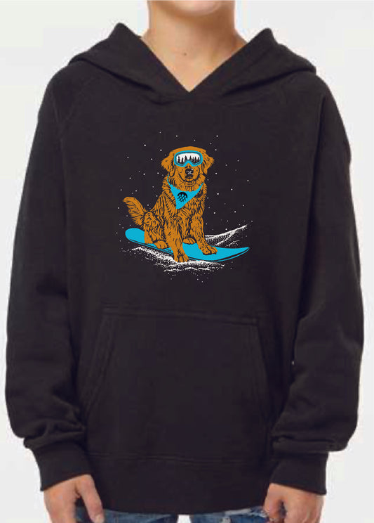 Crystal Mountain Blue Youth Hoodie