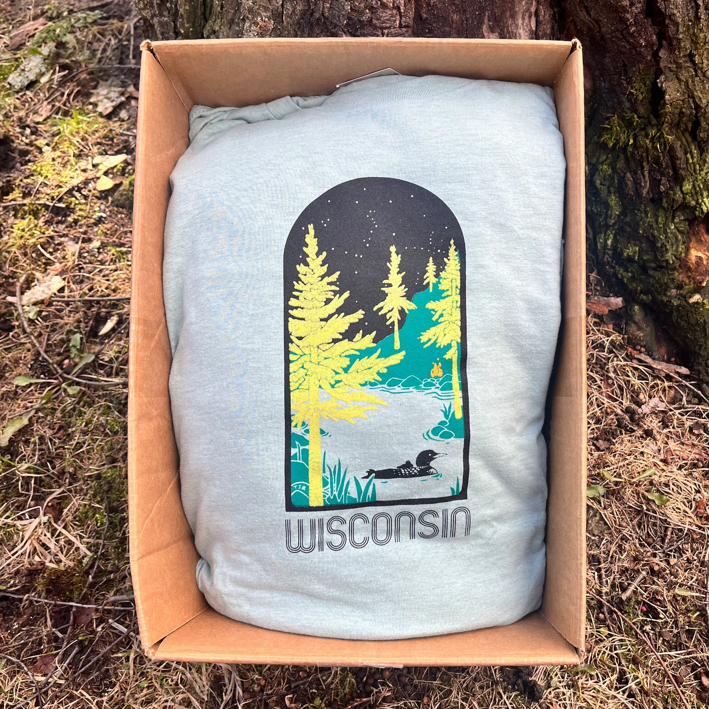 Northern Nights: Wisconsin Starter Box (dusty blue)