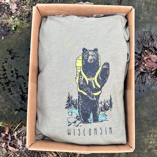 Wisconsin Hiking Buddy Starter Box (light olive)