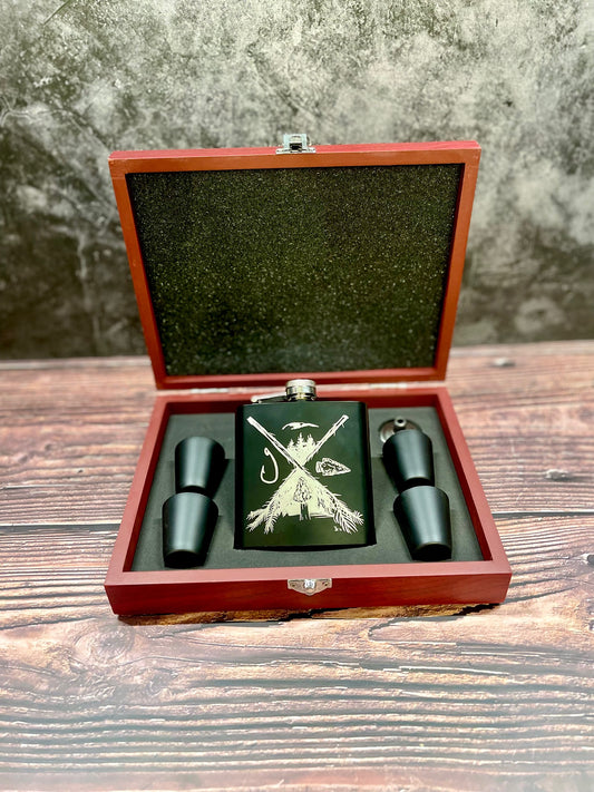 Fish and Forage Flask Set