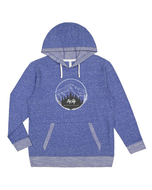 Big Sky Mountain Village Melange Unisex Hoodie