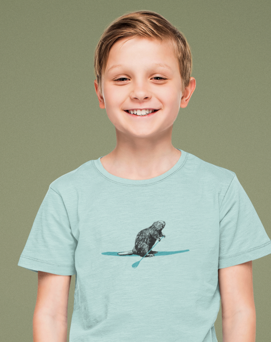 Youth Paddling Beaver Tee