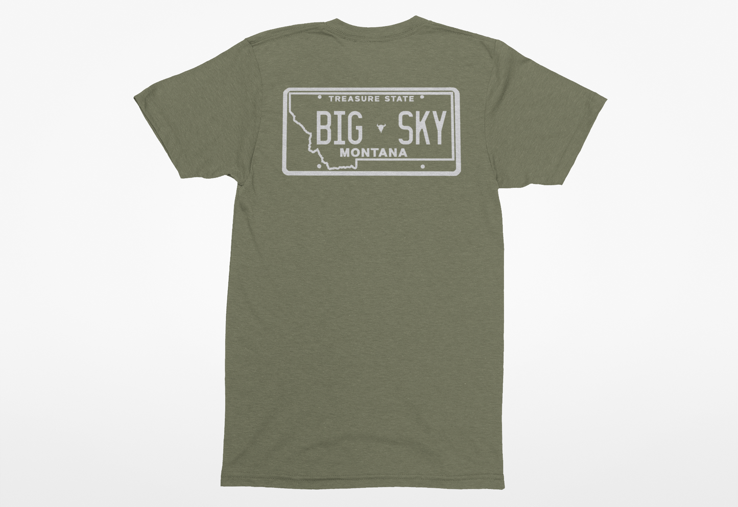 Big Sky License Plate Unisex Tee