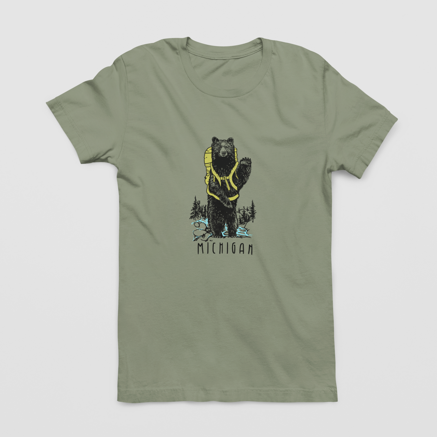 Hiking Buddy: Michigan Unisex Tee
