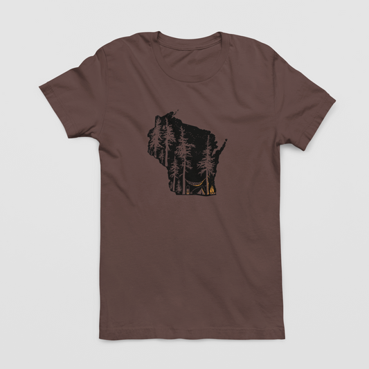 Wisconsin Camping Unisex Tee