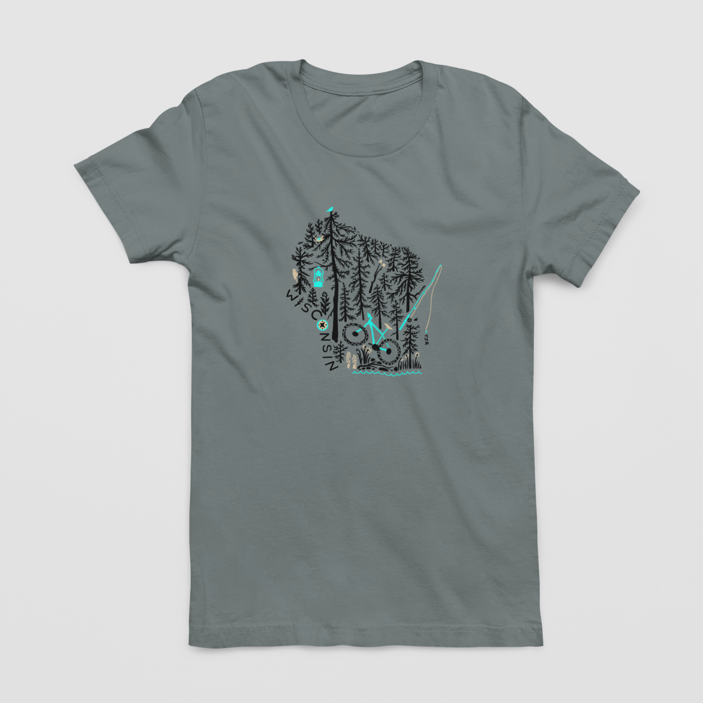 One with Nature Unisex Tee: Wisconsin
