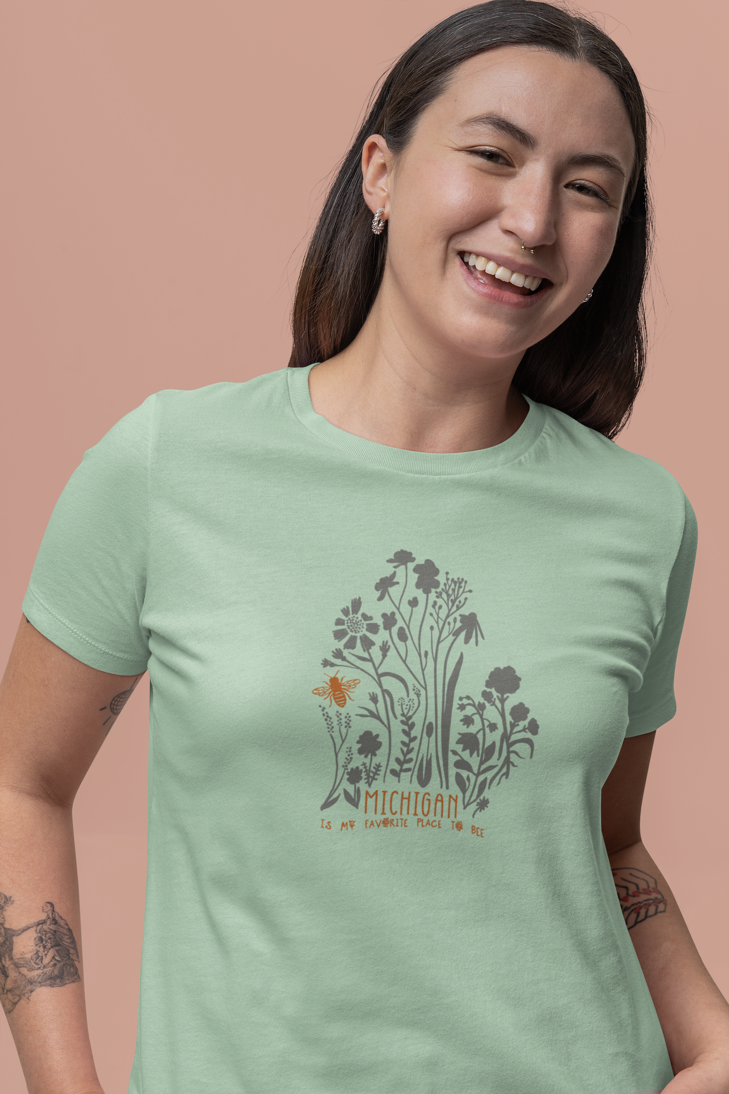 Michigan is My Favorite Place to Bee Unisex Tee: Howell Nature Center