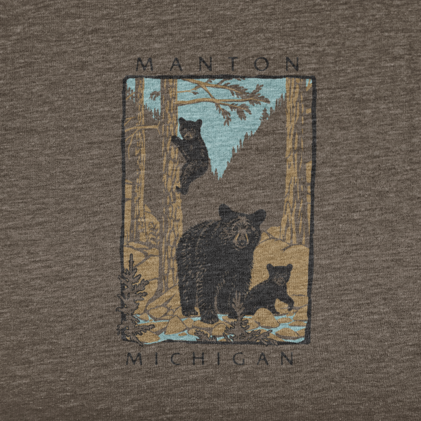Bear Creek: Manton Michigan Unisex Tee