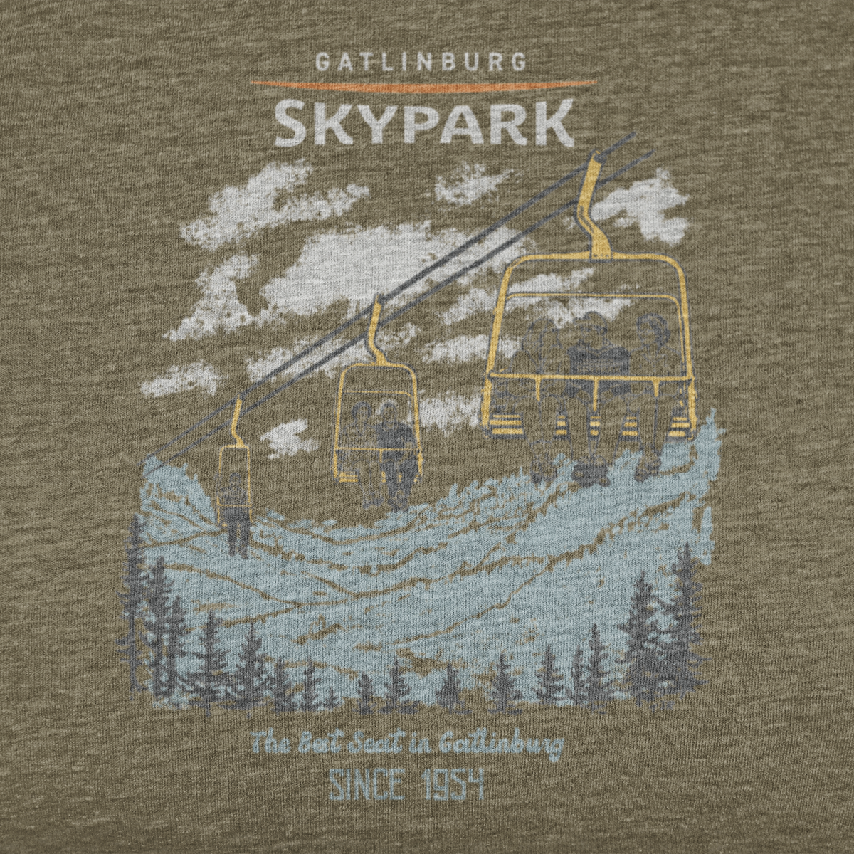 The Best Seat in Gatlinburg Unisex Tee