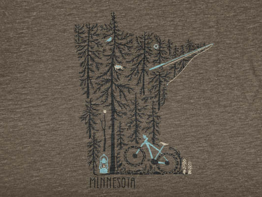 One with Nature Unisex Tee: Minnesota