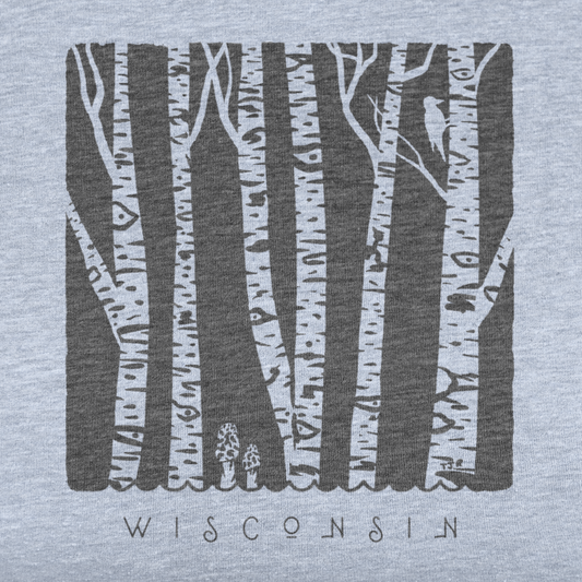 Birch Forest: Wisconsin Unisex Tee
