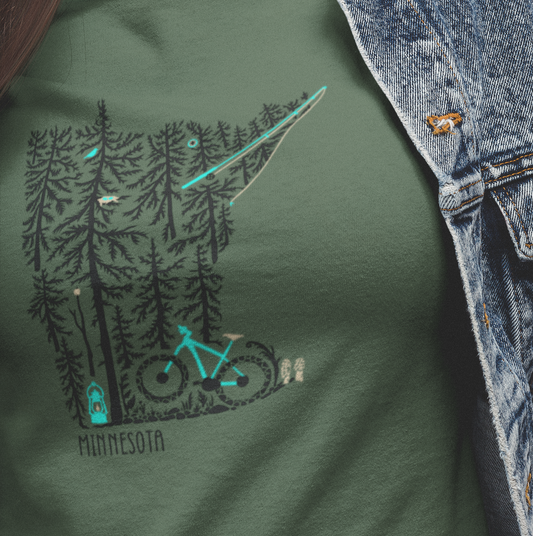 One with Nature Unisex Tee: Minnesota