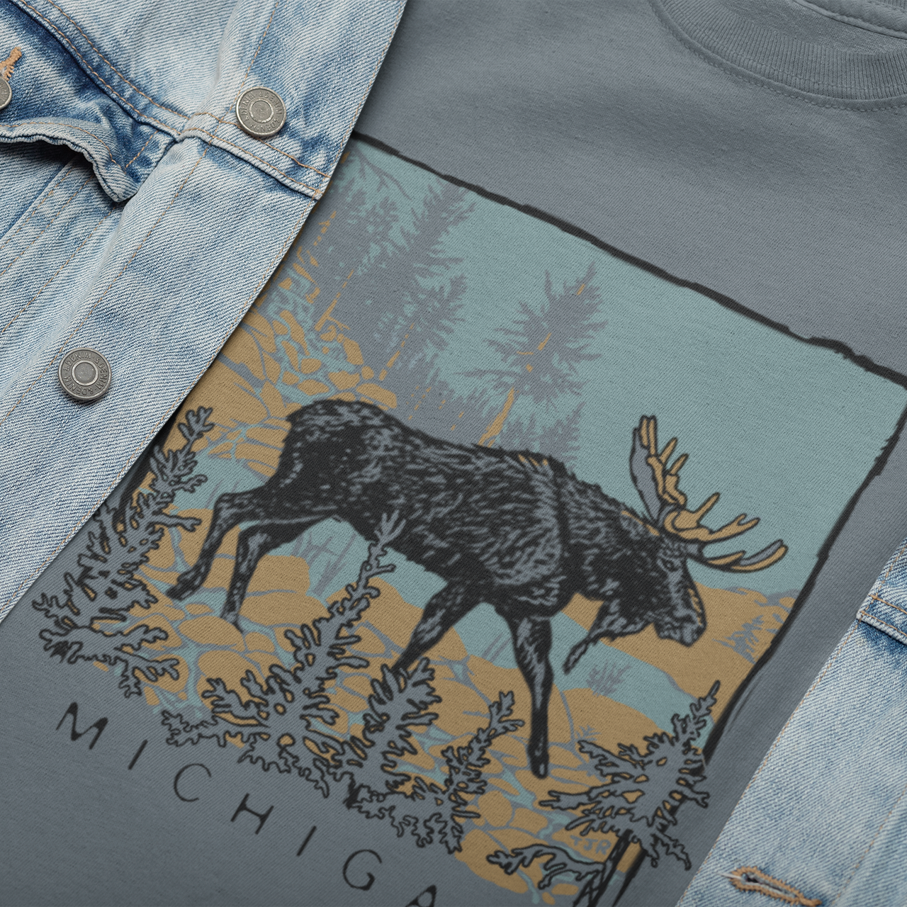 Moose Creek: Michigan Unisex Tee