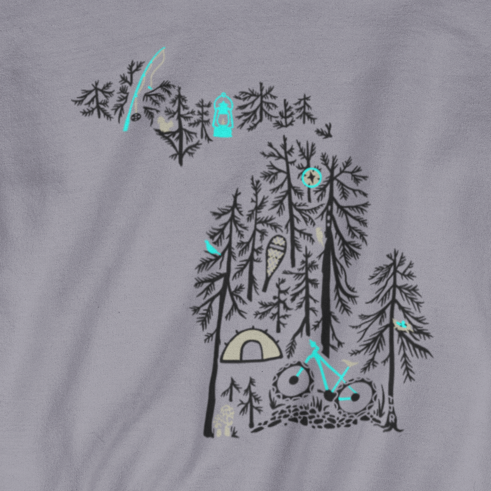 One with Nature Michigan Unisex Tee