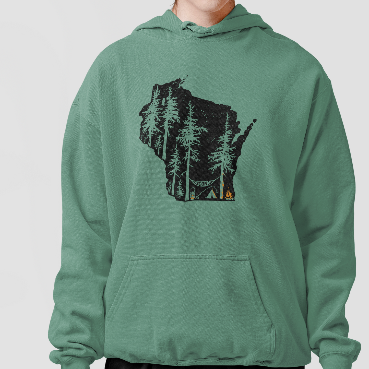 Wisconsin Camping Hoodie