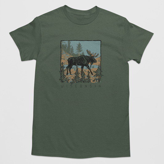 Moose Creek: Wisconsin Unisex Tee