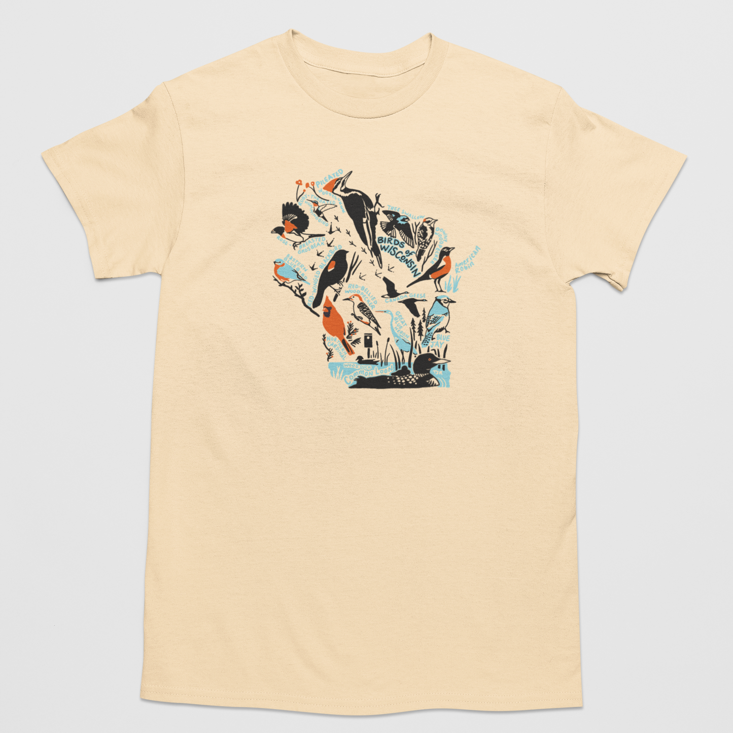 Birds of Wisconsin Unisex Tee