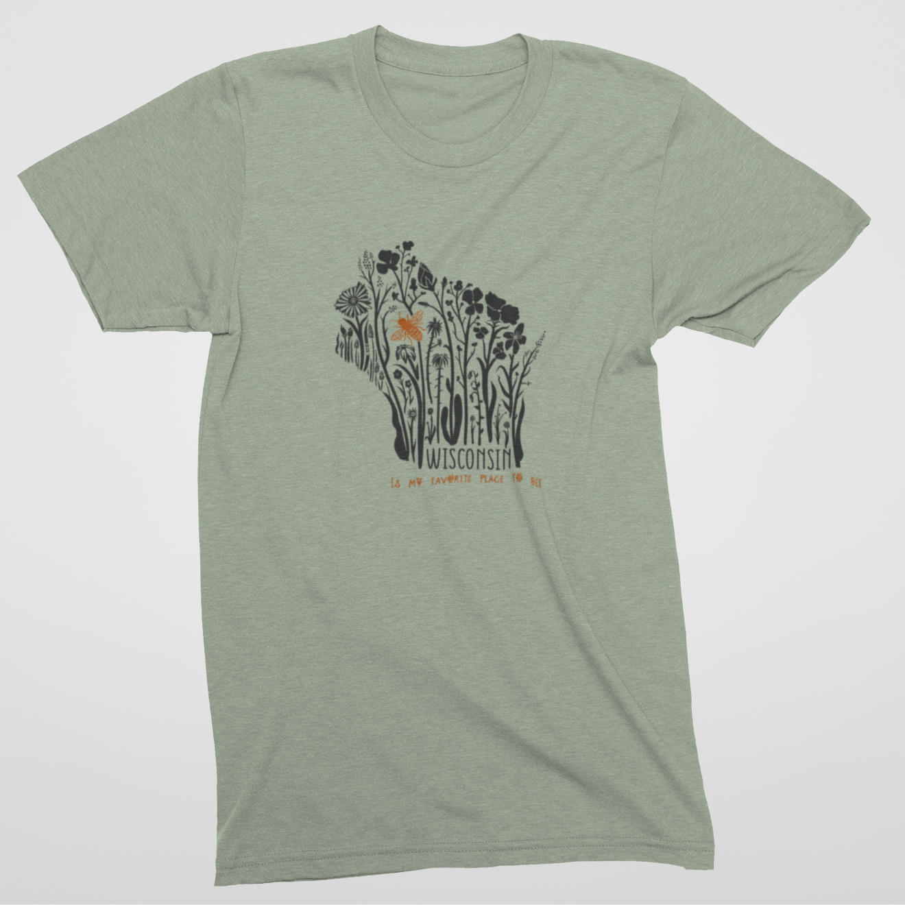 Wisconsin is My Favorite Place to Bee Unisex Tee