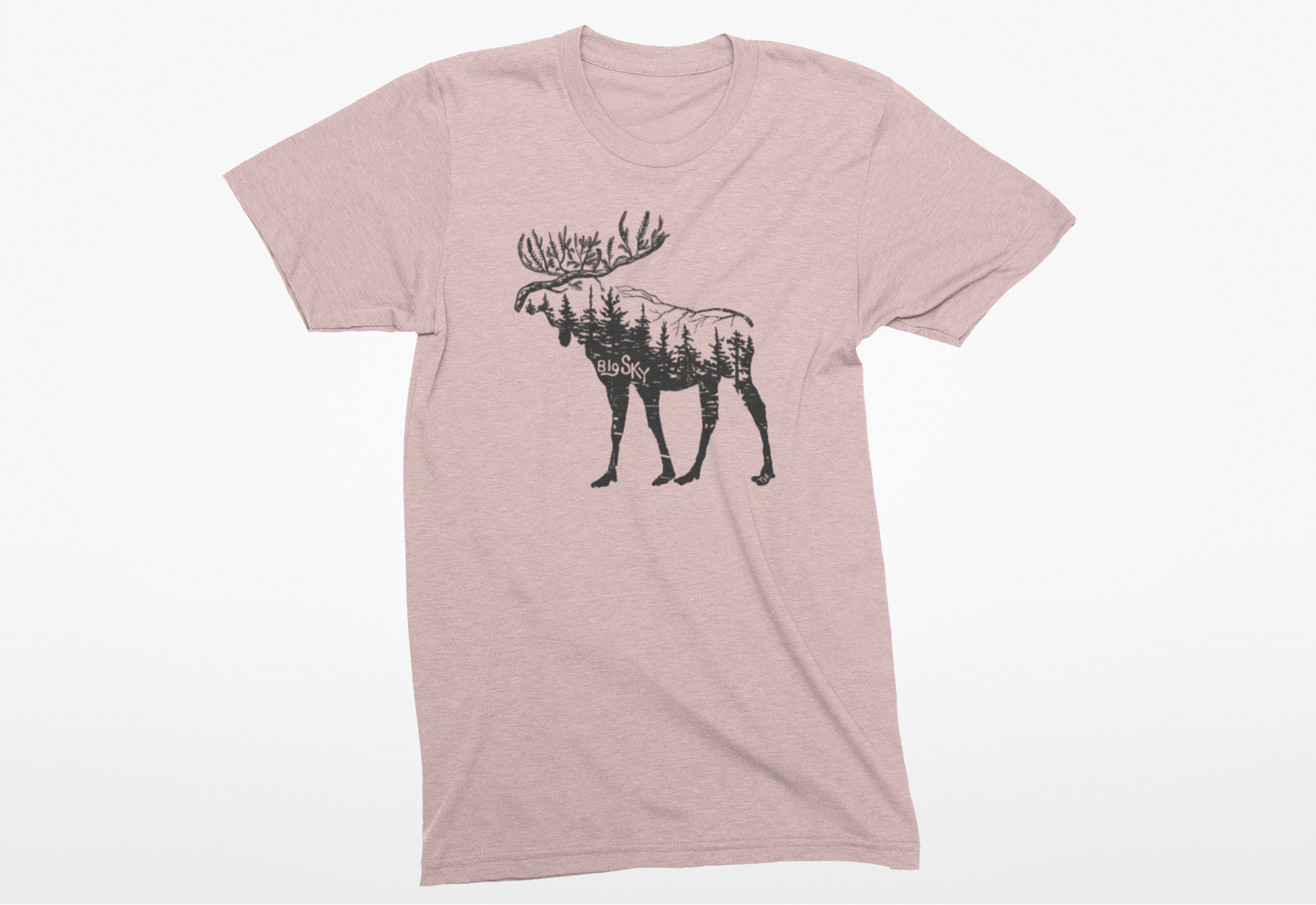 Big Sky Woodland Moose Unisex Tee